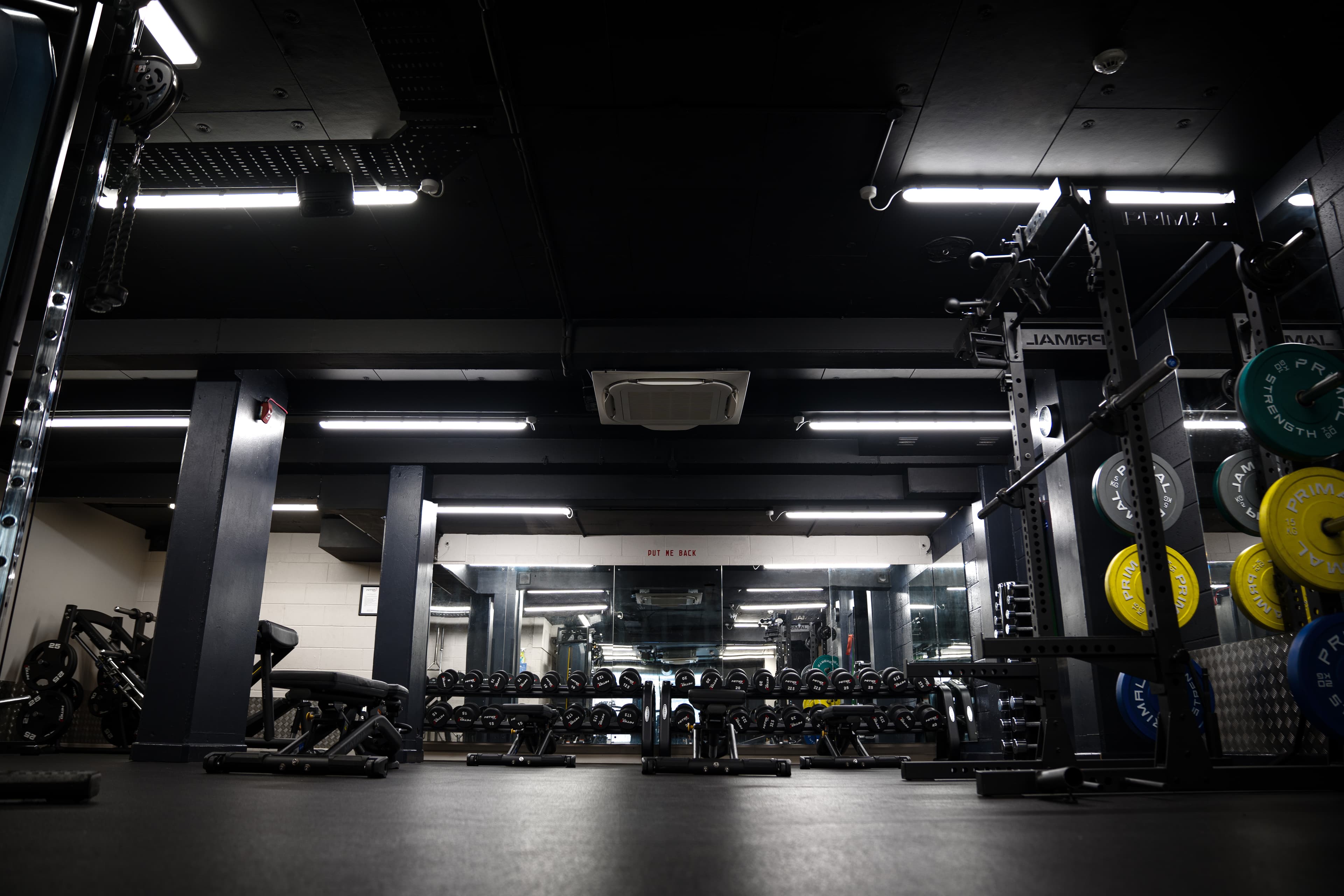 Strength and free-weights area at Uplift Gym Hoxton