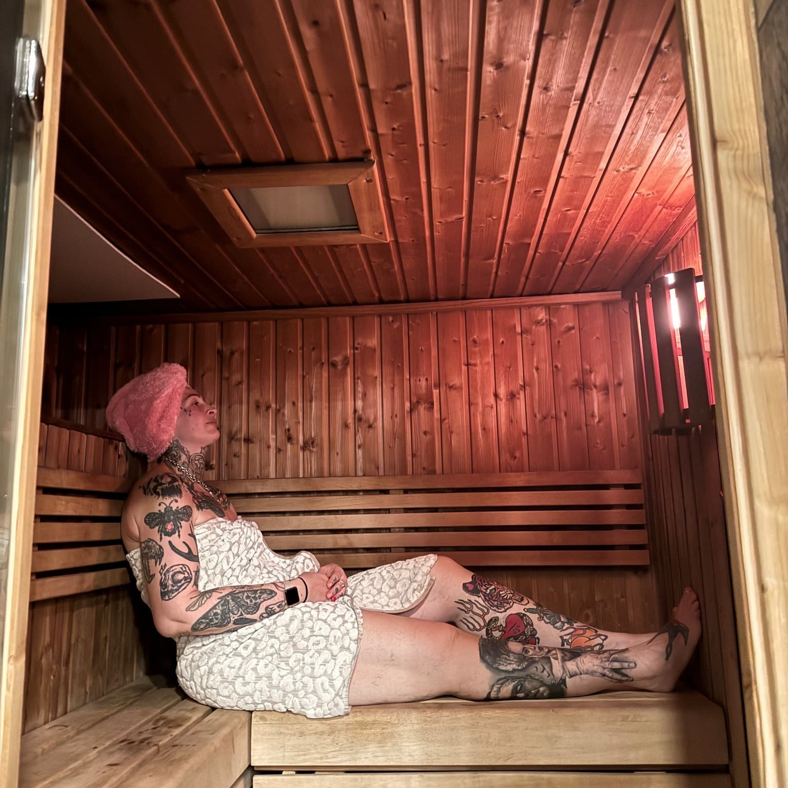 Steam and sauna rooms at Uplift Gym Hoxton